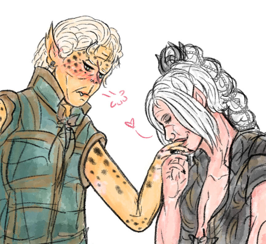 teasing her boyfriend hihi