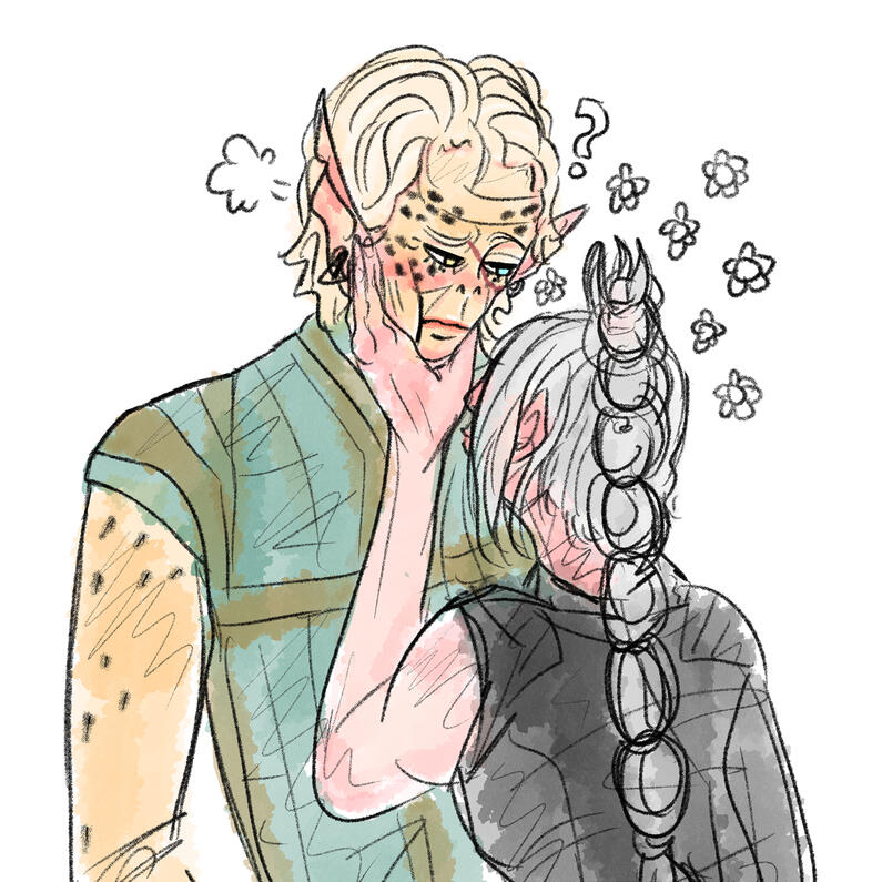 She's always teasing him!