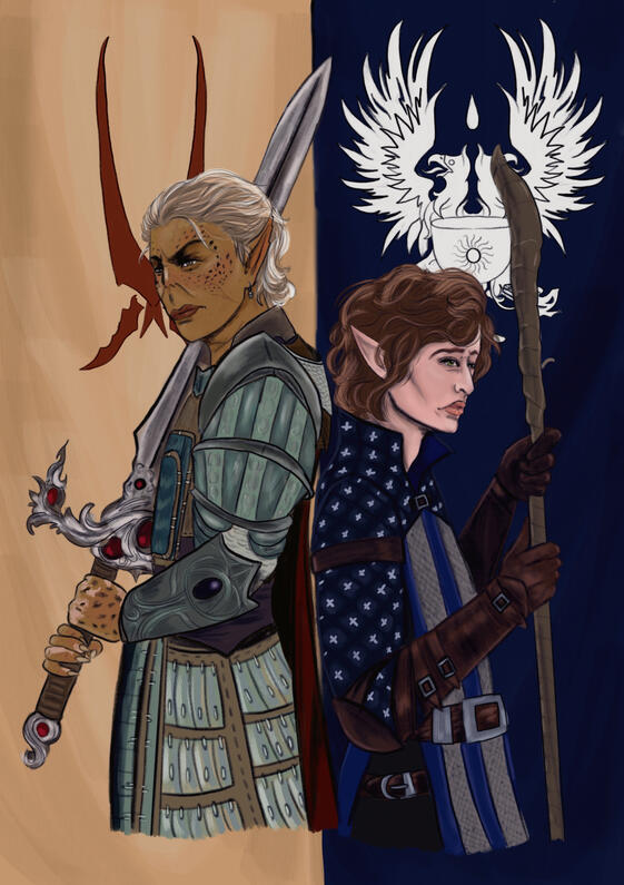 Tav'asha and Augustus by @missmegp